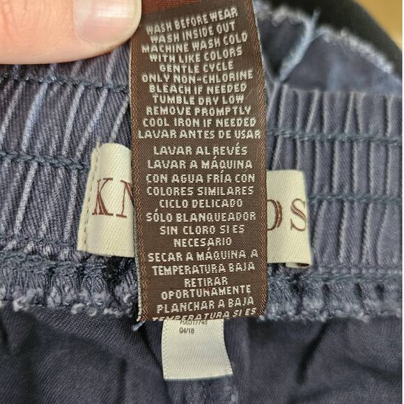 🆓 FREE Knox Rose Blue Soft Pull On Shorts Raw Hem Elastic Waist sz Small Summer - Picture 4 of 4